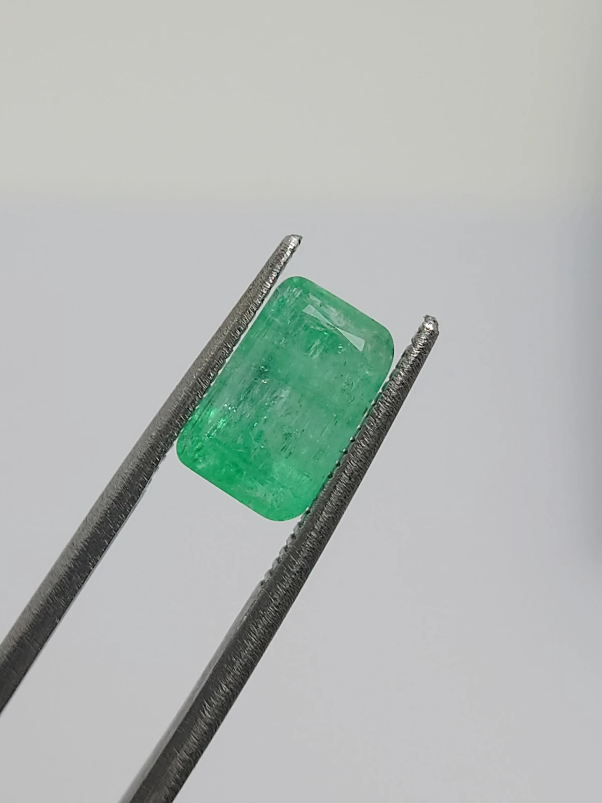 2.5ct Natural Emerald Octagon Cut Loose Gemstone From Panjshir Afghanistan
