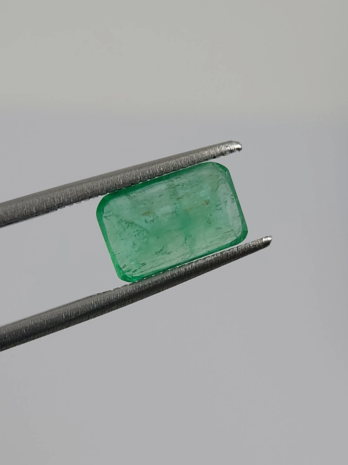 2.5ct Natural Emerald Octagon Cut Loose Gemstone From Panjshir Afghanistan