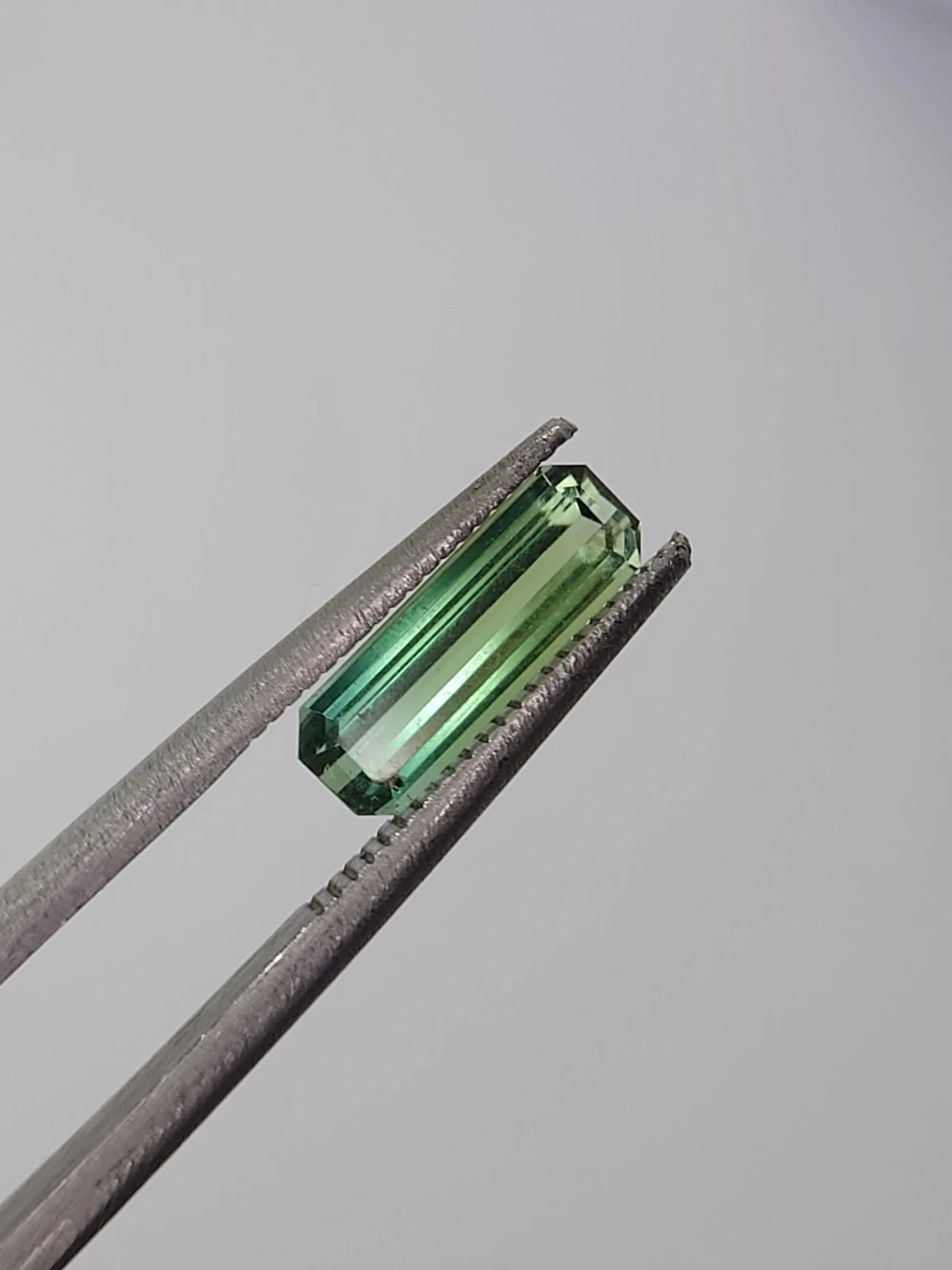 0.77CT Natural Green Tourmaline Emerald Cut Loose Gemstone From Afghanistan