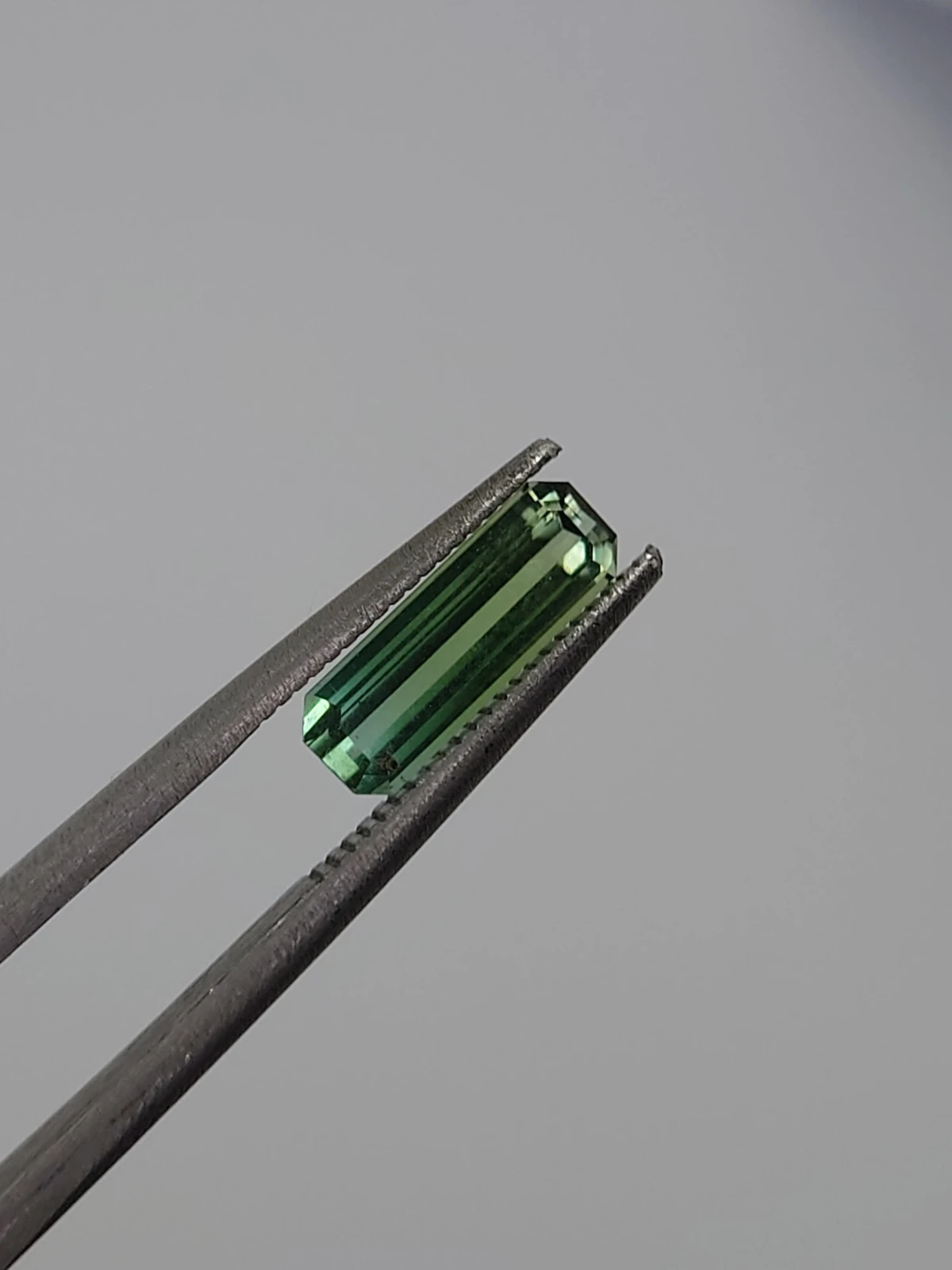 0.77CT Natural Green Tourmaline Emerald Cut Loose Gemstone From Afghanistan