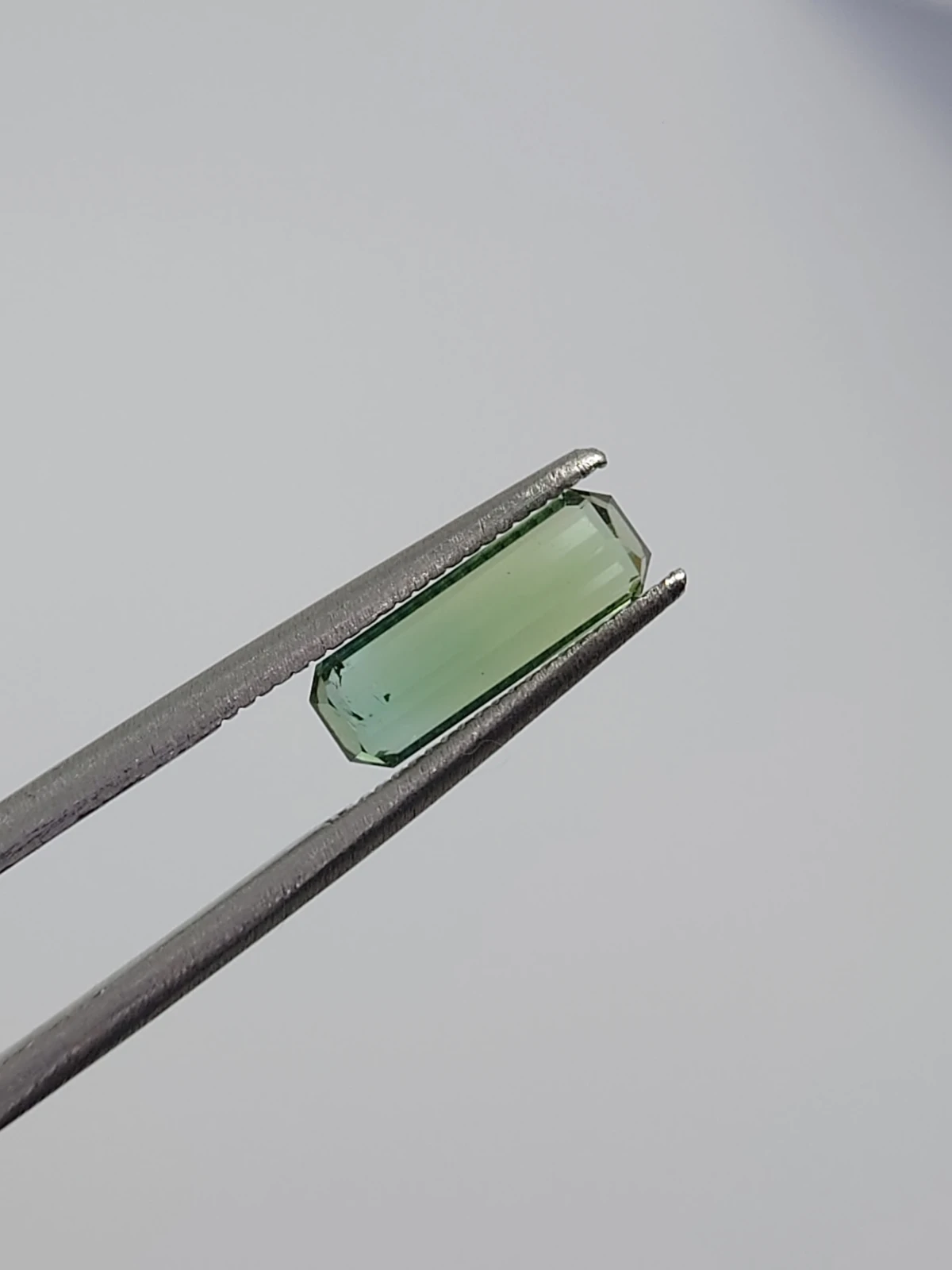 0.77CT Natural Green Tourmaline Emerald Cut Loose Gemstone From Afghanistan