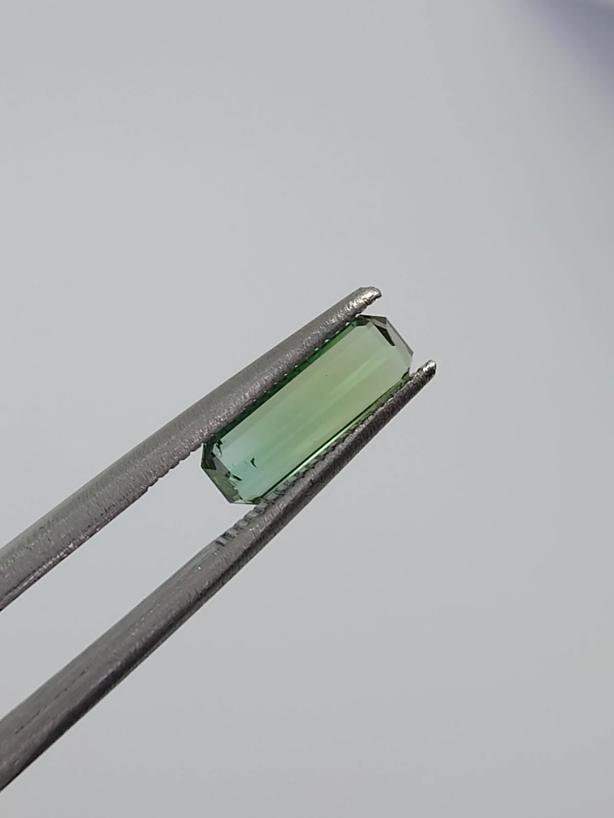 0.77CT Natural Green Tourmaline Emerald Cut Loose Gemstone From Afghanistan