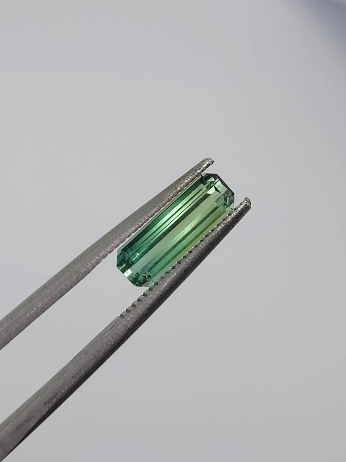 0.77CT Natural Green Tourmaline Emerald Cut Loose Gemstone From Afghanistan