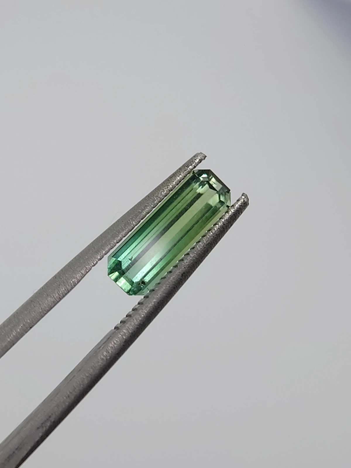 0.77CT Natural Green Tourmaline Emerald Cut Loose Gemstone From Afghanistan