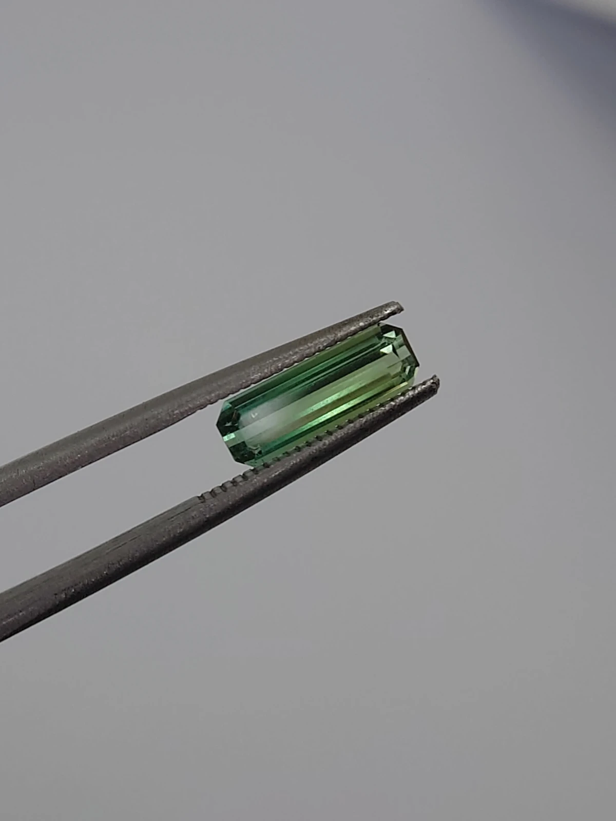 0.77CT Natural Green Tourmaline Emerald Cut Loose Gemstone From Afghanistan