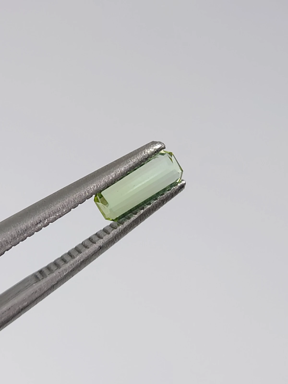 0.35ct Natural Grey Green Tourmaline Octagon Cut Loose Gemstone From Afghanistan