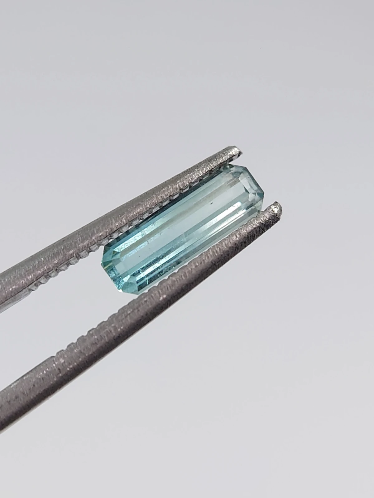 0.50ct Natural Seafoam Tourmaline Emerald Cut Loose Gemstone From Afghanistan