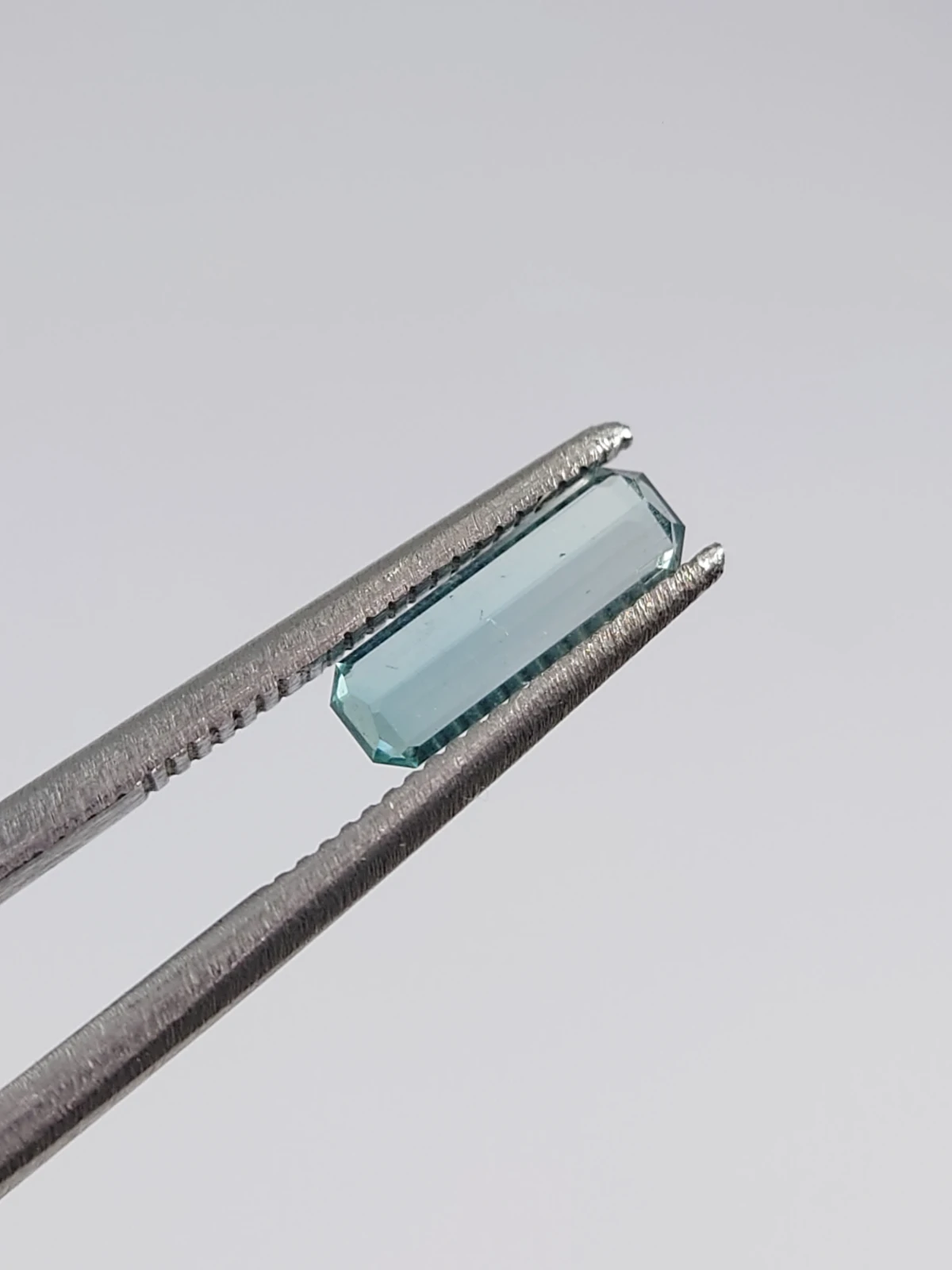 0.50ct Natural Seafoam Tourmaline Emerald Cut Loose Gemstone From Afghanistan