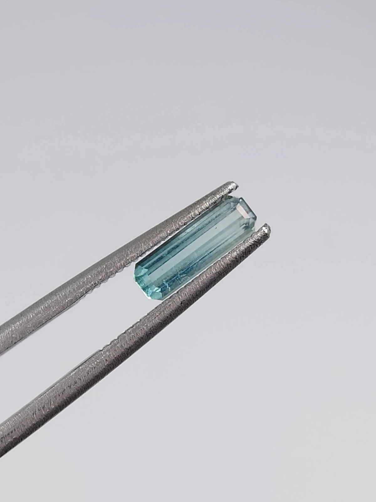 0.50ct Natural Seafoam Tourmaline Emerald Cut Loose Gemstone From Afghanistan