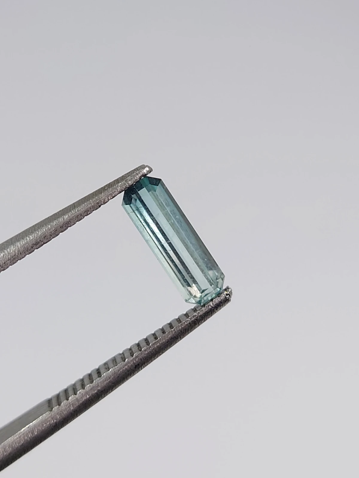 0.50ct Natural Seafoam Tourmaline Emerald Cut Loose Gemstone From Afghanistan