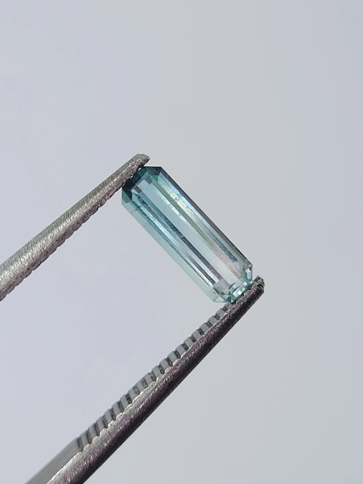 0.50ct Natural Seafoam Tourmaline Emerald Cut Loose Gemstone From Afghanistan
