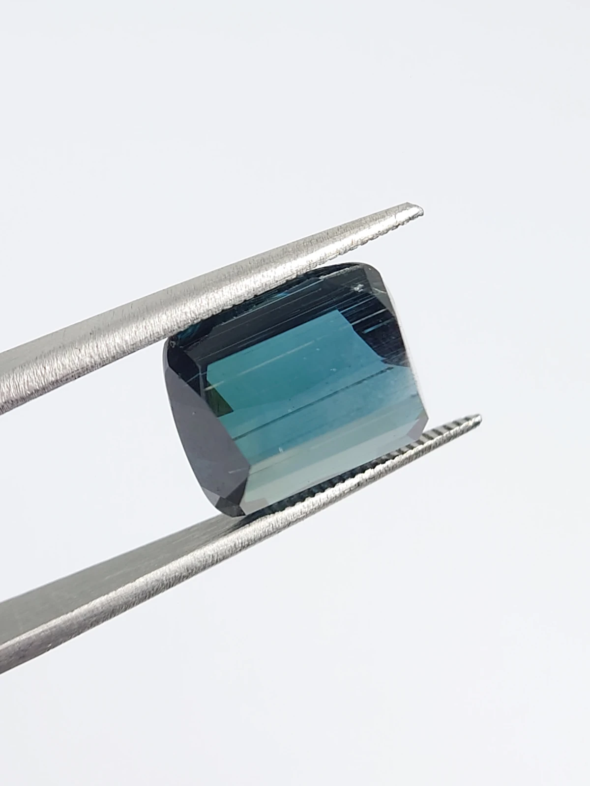 11.18ct Natural Indicolite Tourmaline Cushion Cut Loose Gemstone From Afghanistan