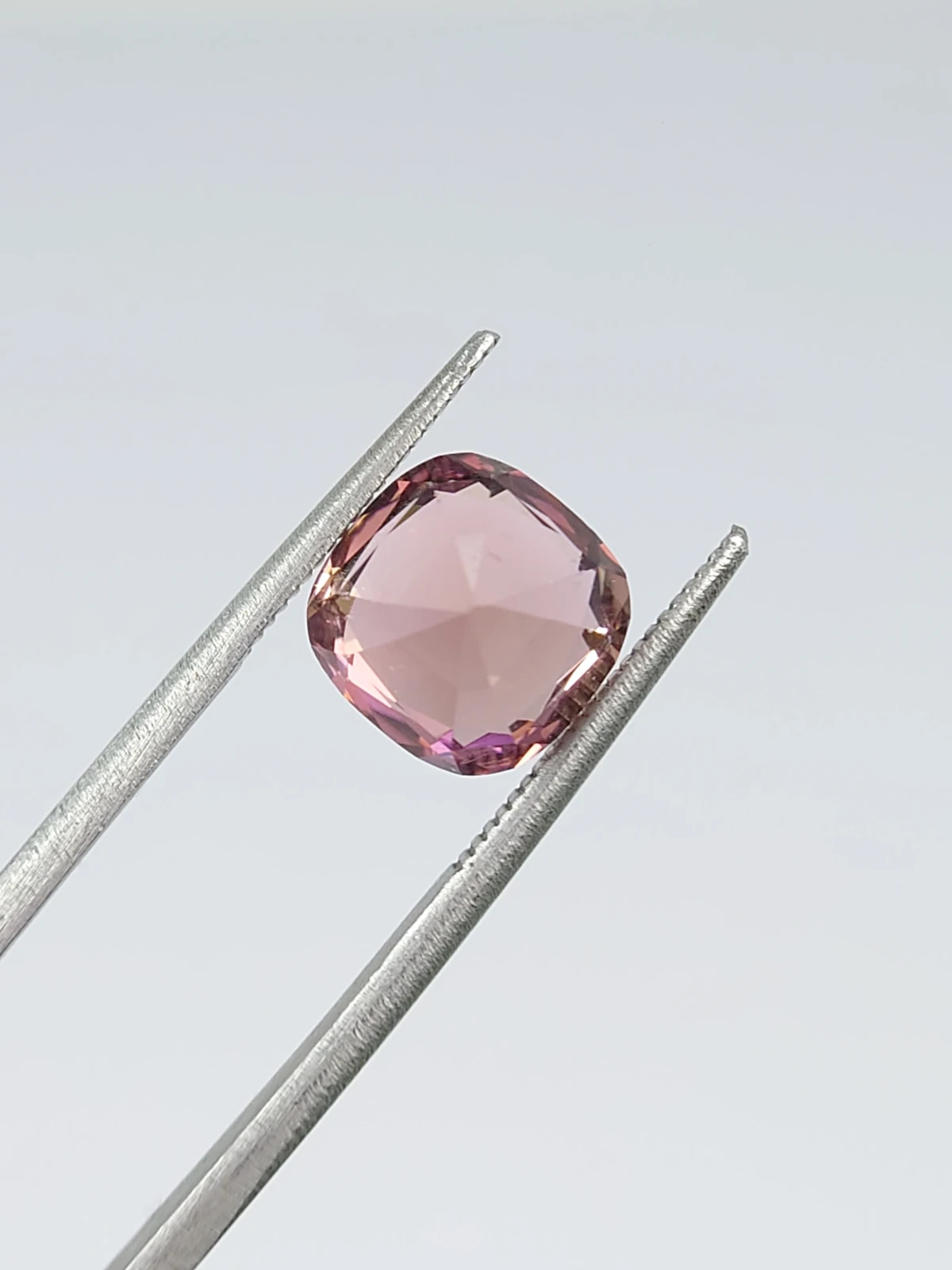 3.50ct Natural Pink Tourmaline Cushion Cut Loose Gemstone From Afghanistan