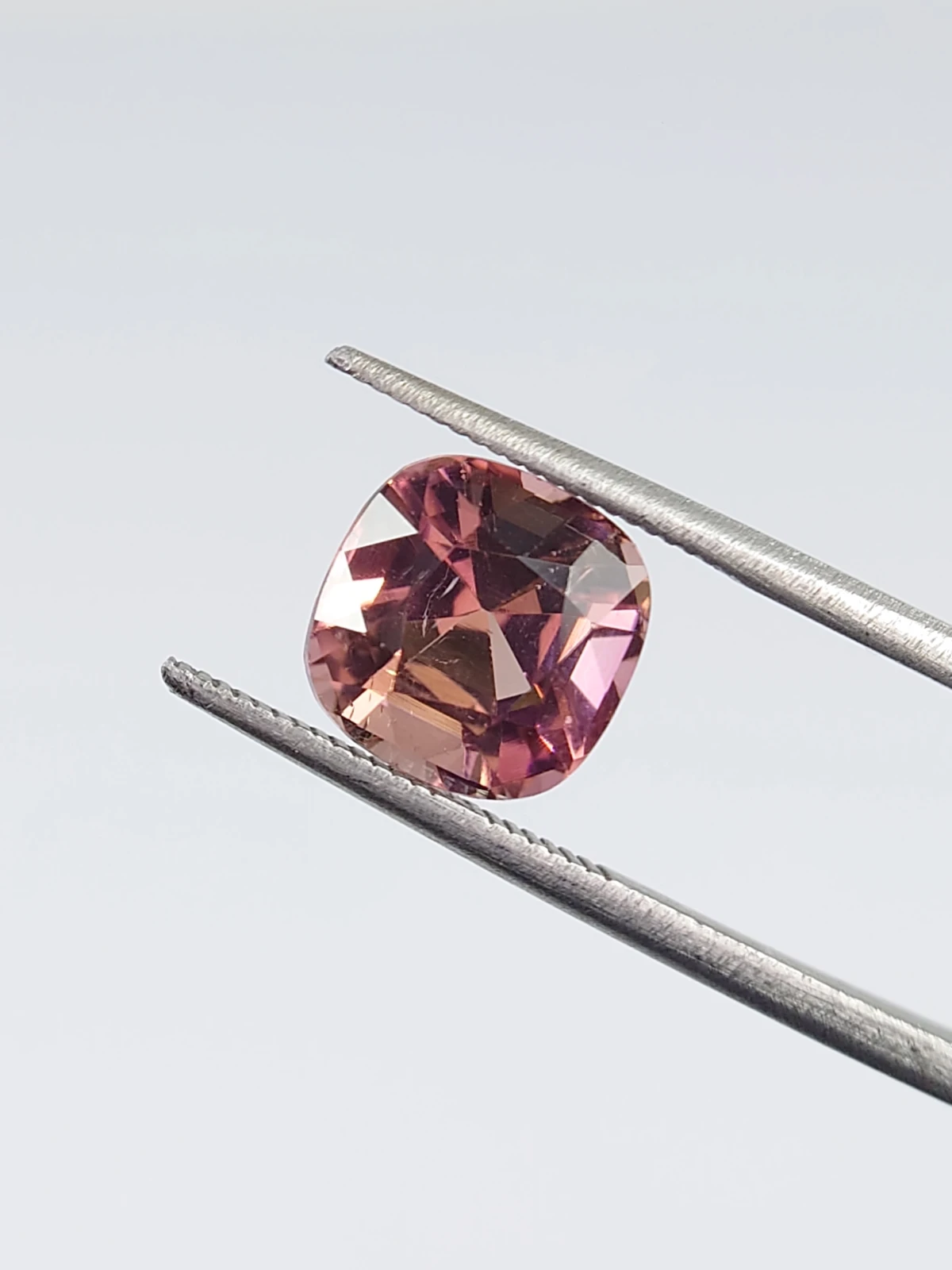 3.50ct Natural Pink Tourmaline Cushion Cut Loose Gemstone From Afghanistan