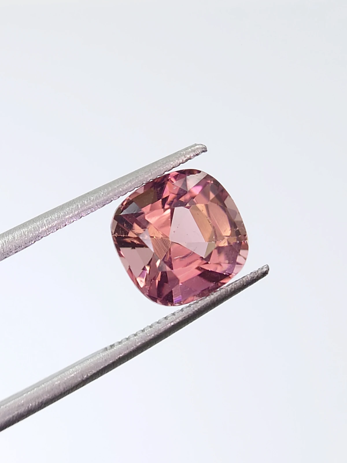3.50ct Natural Pink Tourmaline Cushion Cut Loose Gemstone From Afghanistan