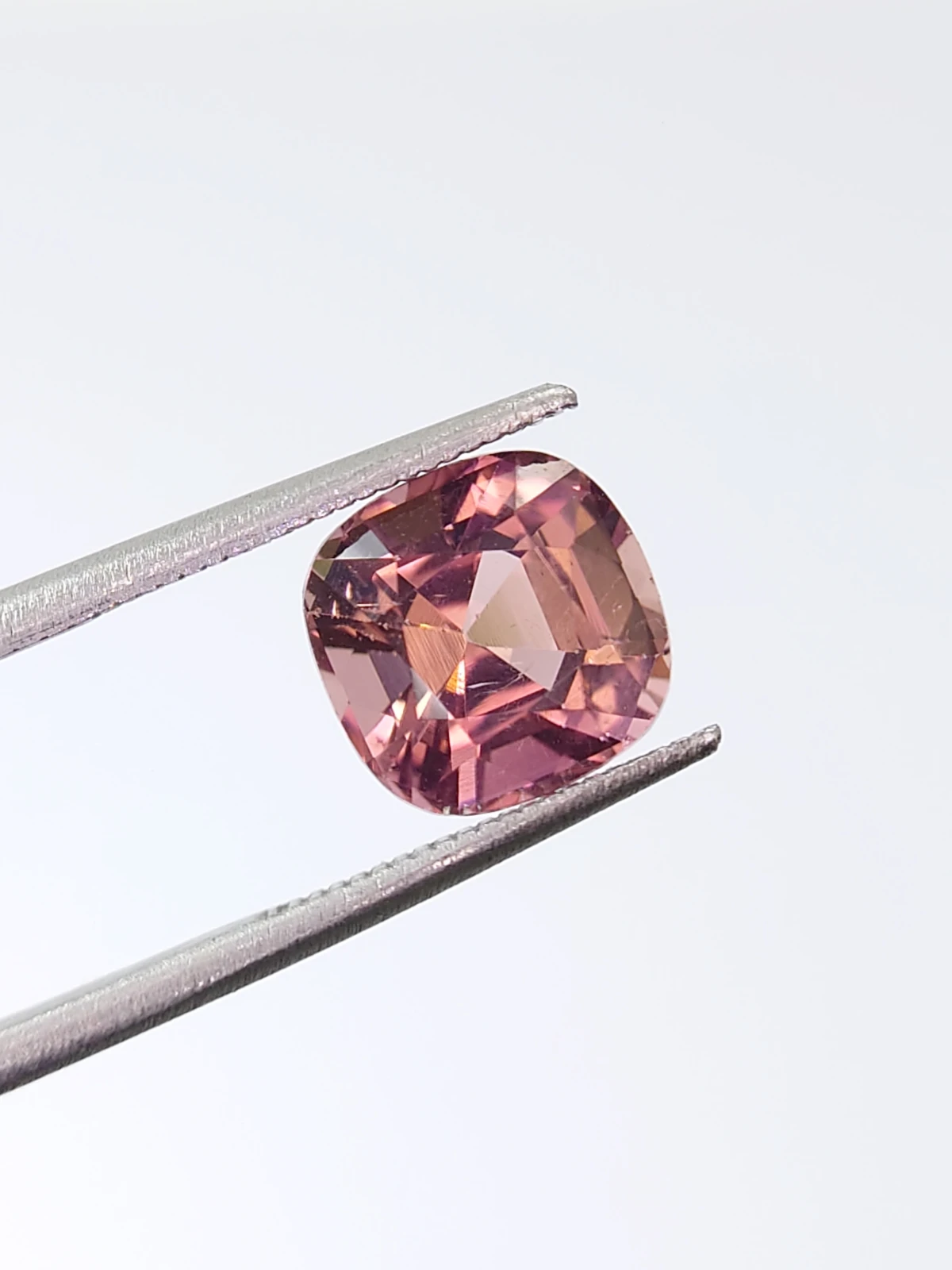 3.50ct Natural Pink Tourmaline Cushion Cut Loose Gemstone From Afghanistan