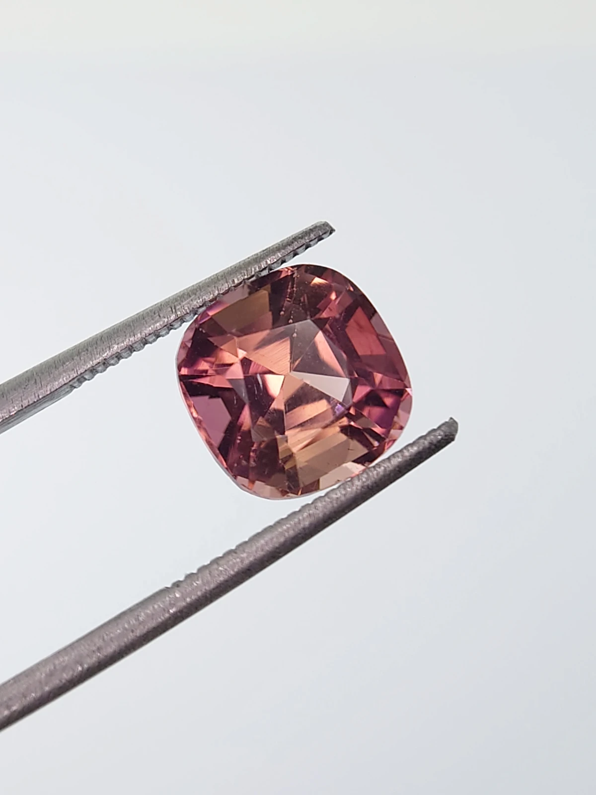 3.50ct Natural Pink Tourmaline Cushion Cut Loose Gemstone From Afghanistan