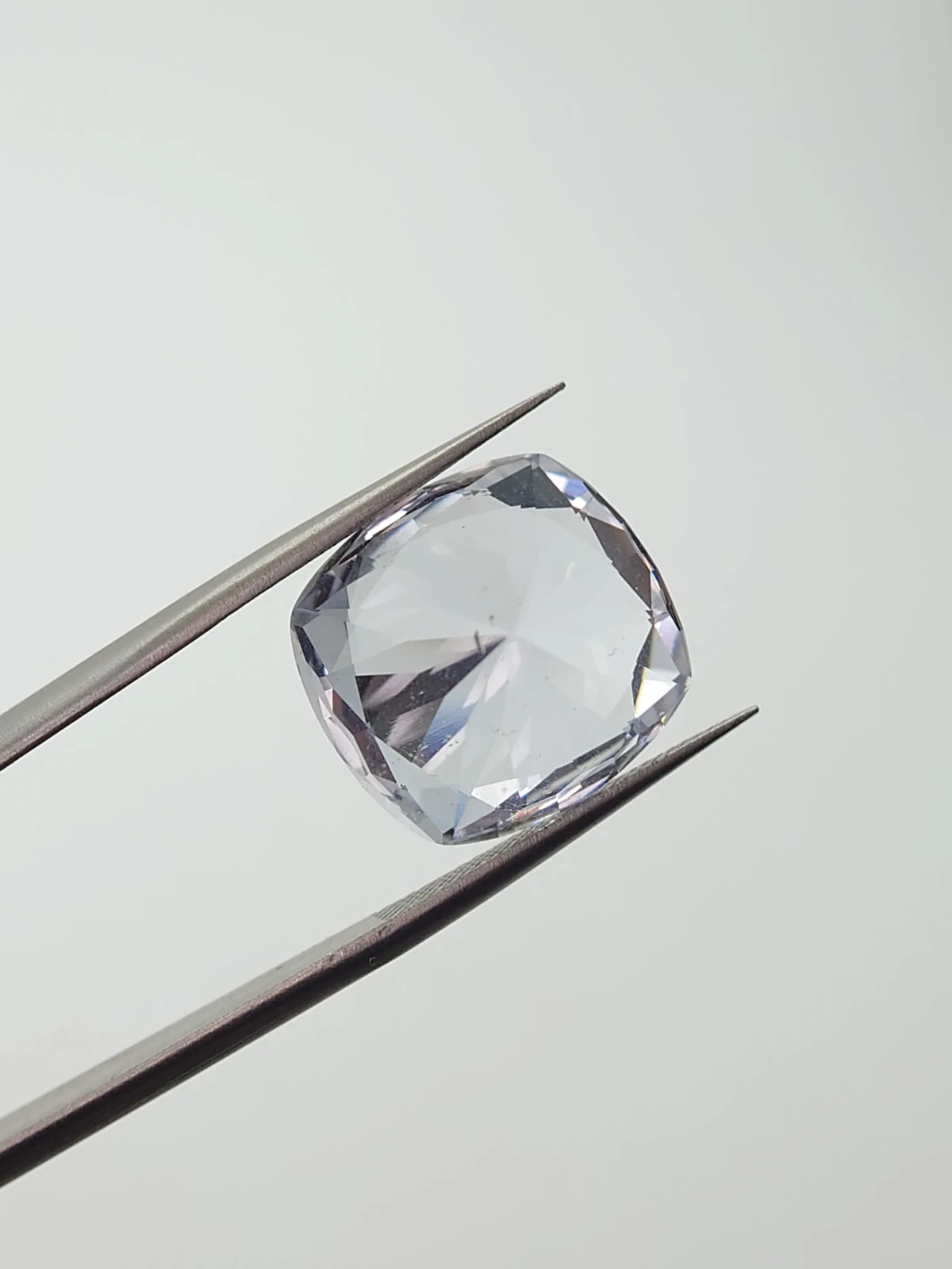 15.52ct Natural Morganite Cushion Cut Loose Gemstone From Madagascar