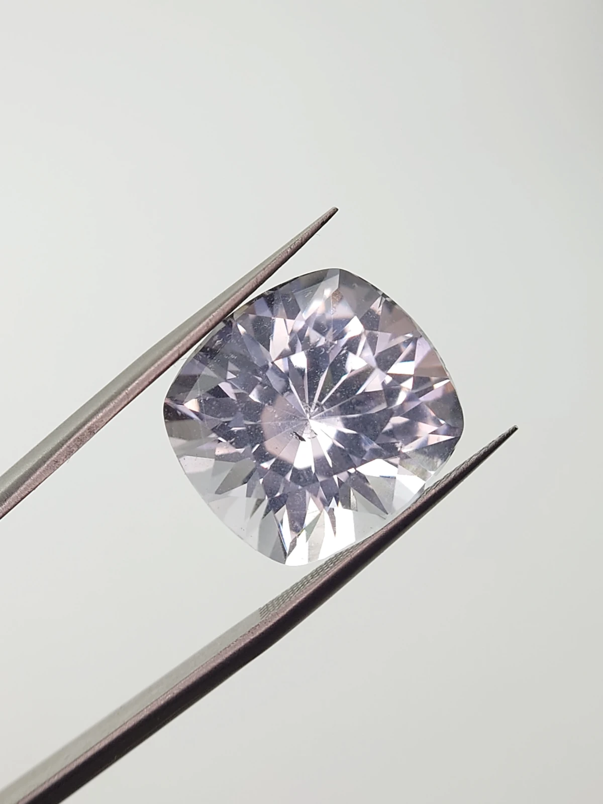 15.52ct Natural Morganite Cushion Cut Loose Gemstone From Madagascar