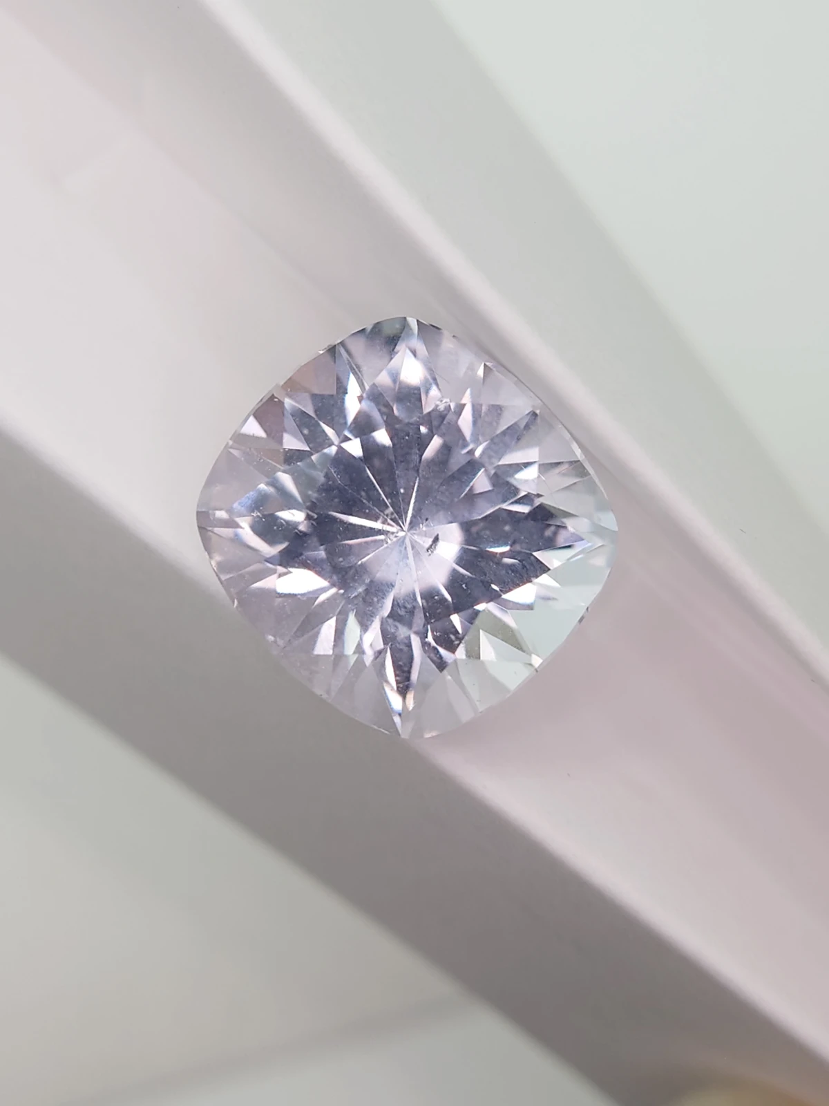 15.52ct Natural Morganite Cushion Cut Loose Gemstone From Madagascar