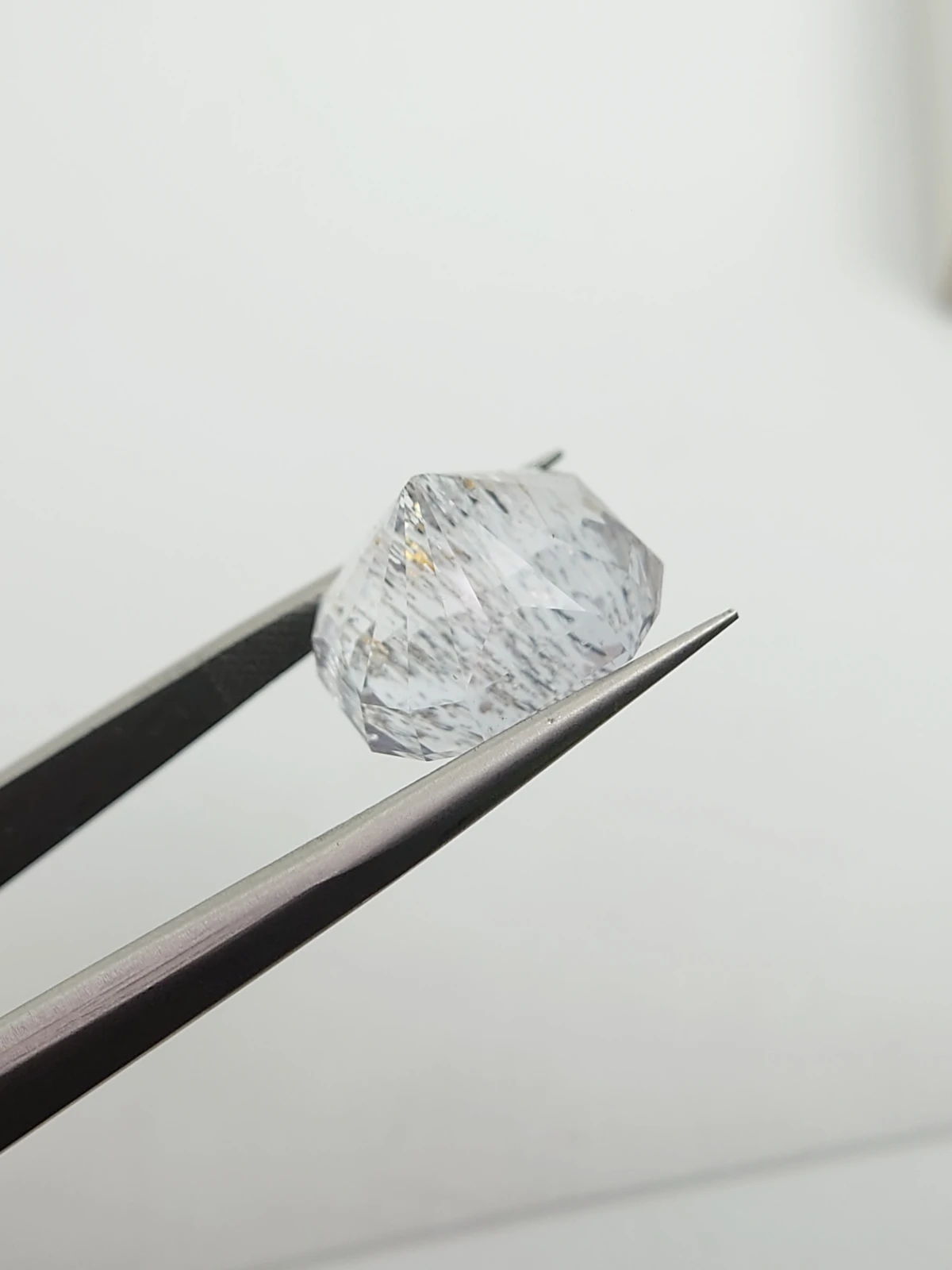 12.86ct Natural Morganite Cushion Cut Loose Gemstone From Madagascar