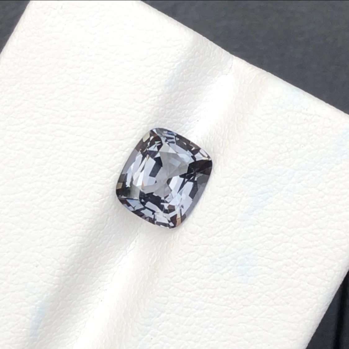 Natural Burma Spinel Dark Grey Colored GFCO Certified 2.11 Carat Loose Gemstone For Jewelry Making,