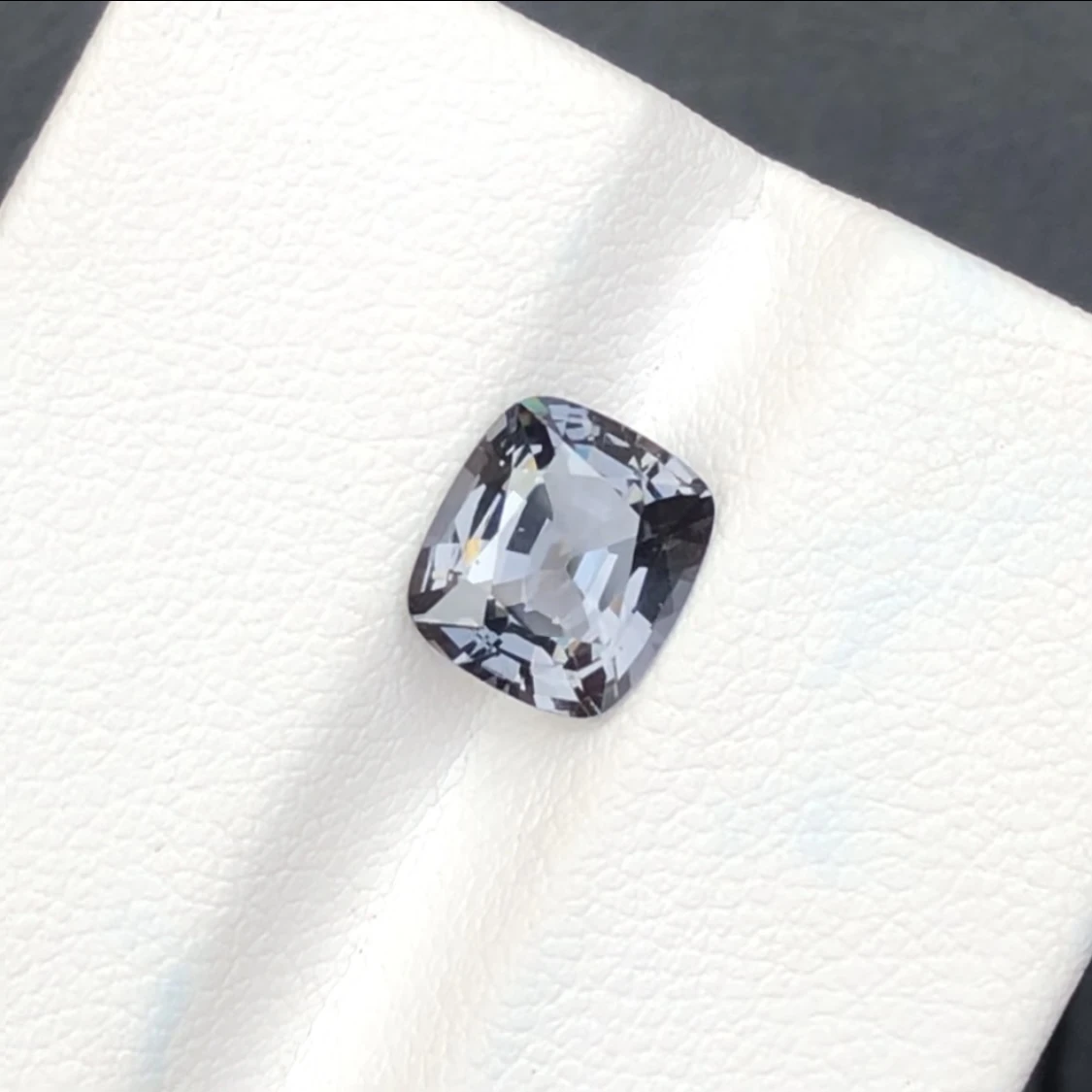 Natural Burma Spinel Dark Grey Colored GFCO Certified 2.11 Carat Loose Gemstone For Jewelry Making,