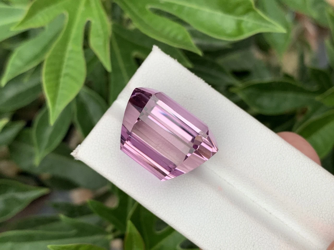 63.07ct Natural Pinkish Purple Kunzite Octagonal Shape