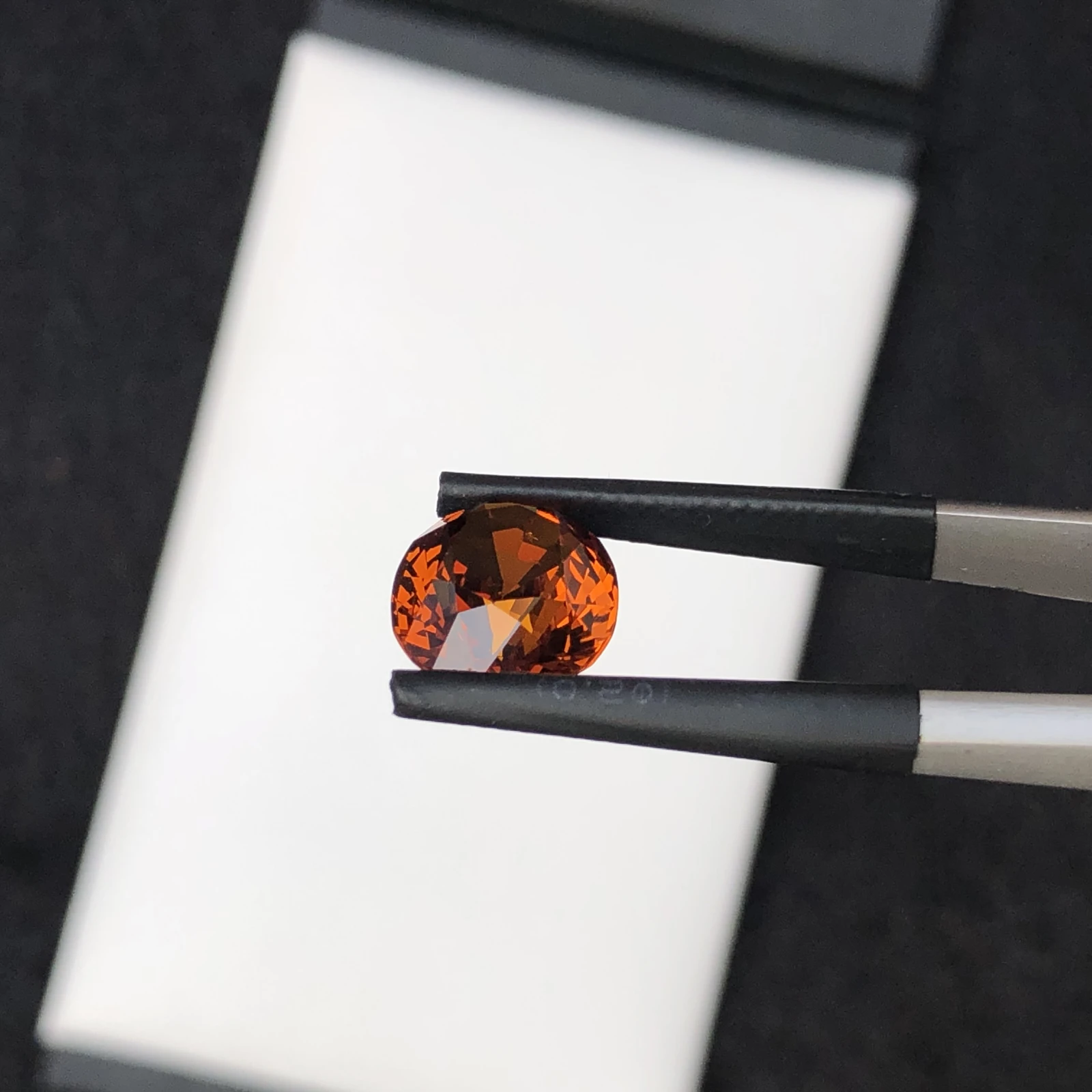 5.75ct Natural Vivid Orange Sapphire Oval Shape