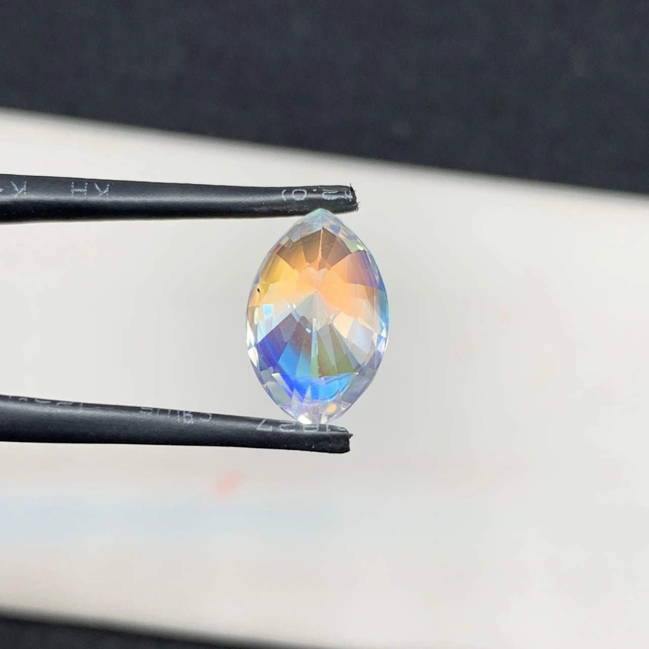 4.70ct Natural Rainbow Moonstone Marquise Shape Loose Gemstone