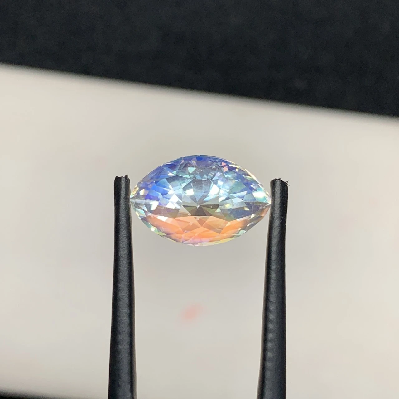 4.70ct Natural Rainbow Moonstone Marquise Shape Loose Gemstone