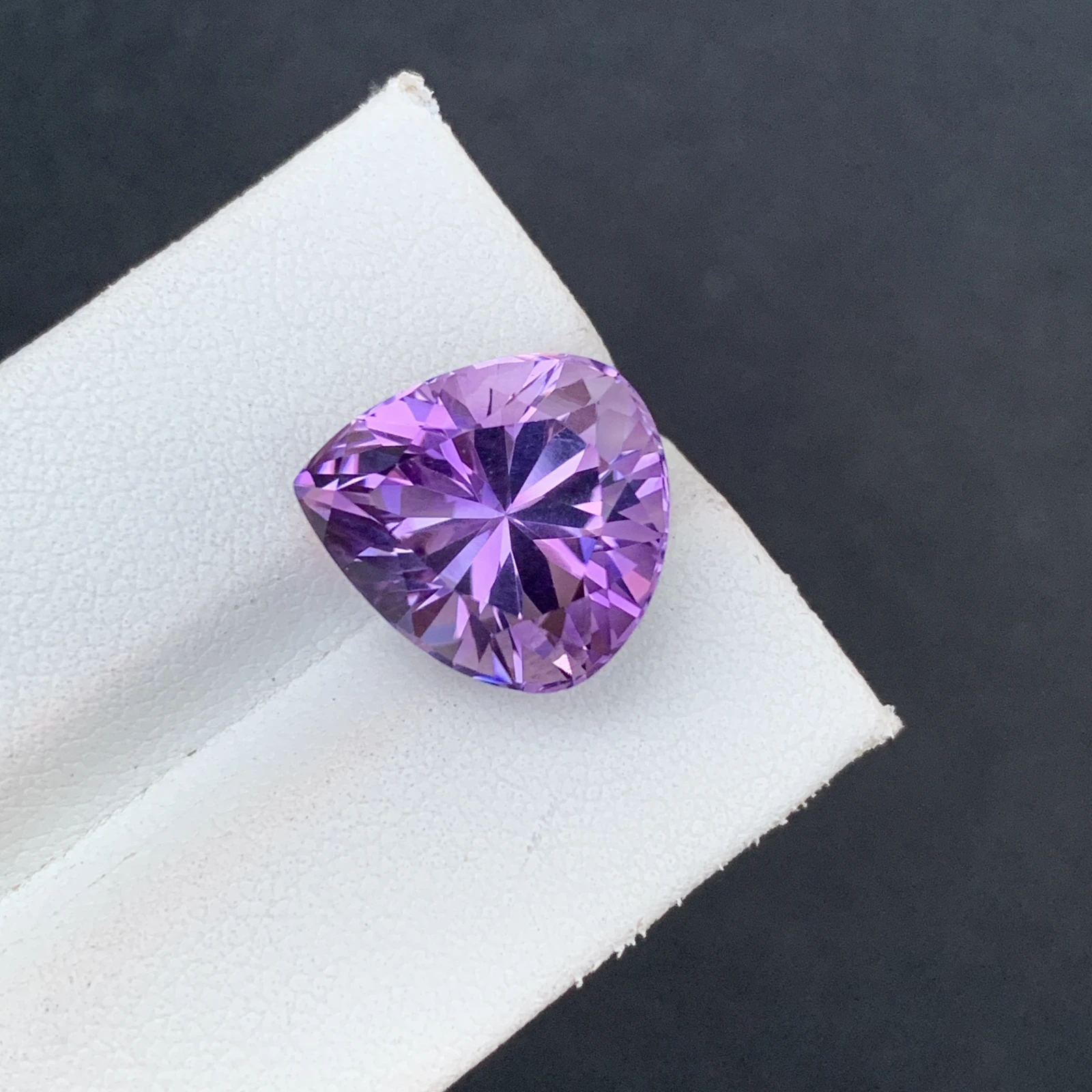 9.75 CT Natural Purple Amethyst Pear Shape Loose Gemstone