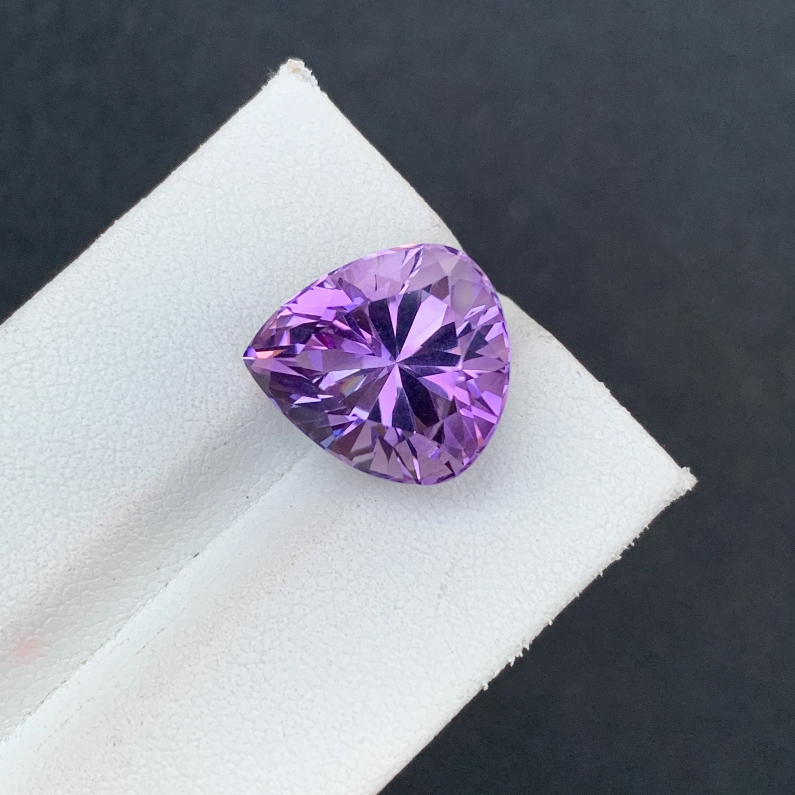 9.75 CT Natural Purple Amethyst Pear Shape Loose Gemstone