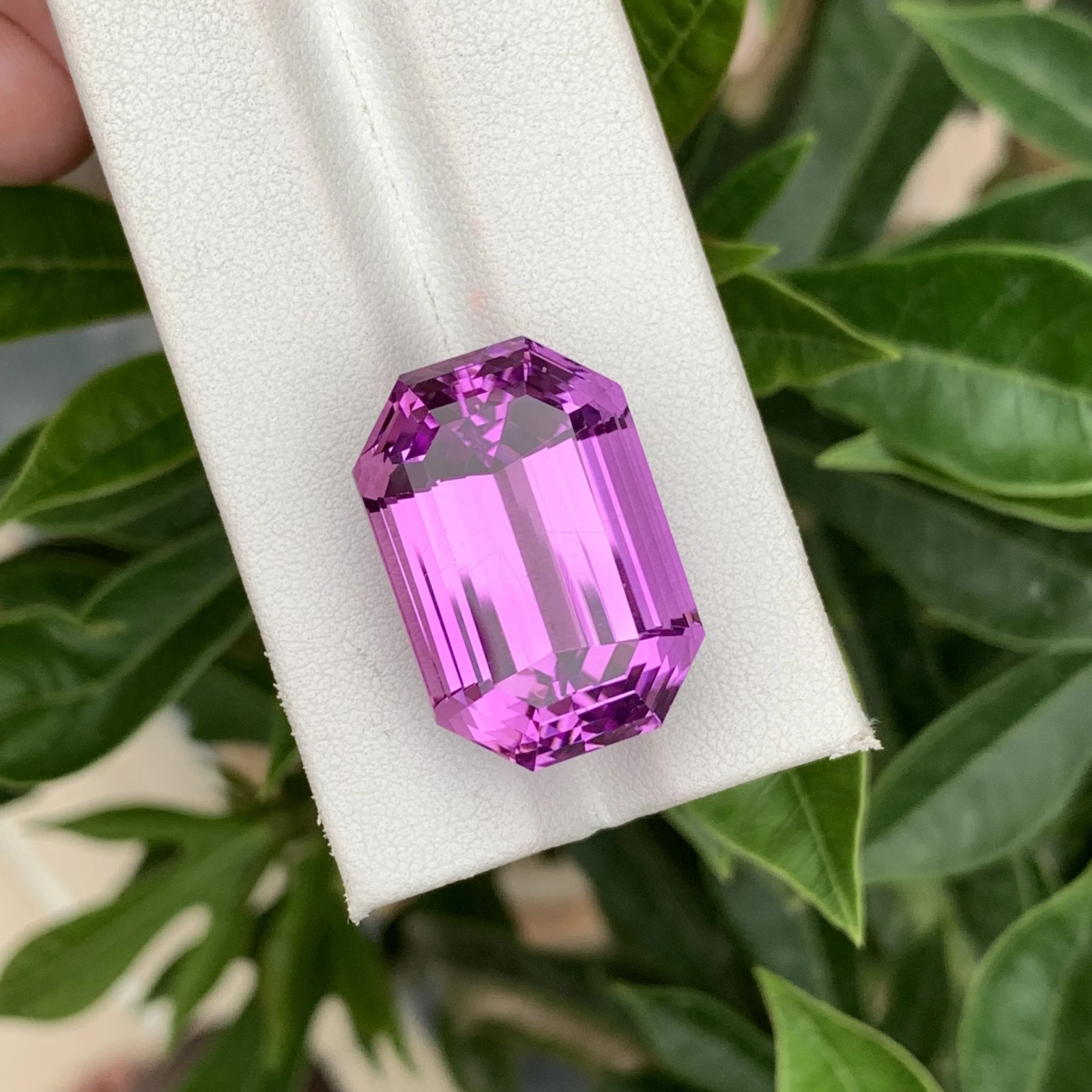 51.65 CT Natural Pinkish Purple Kunzite Octagonal Shape Loose Gemstone