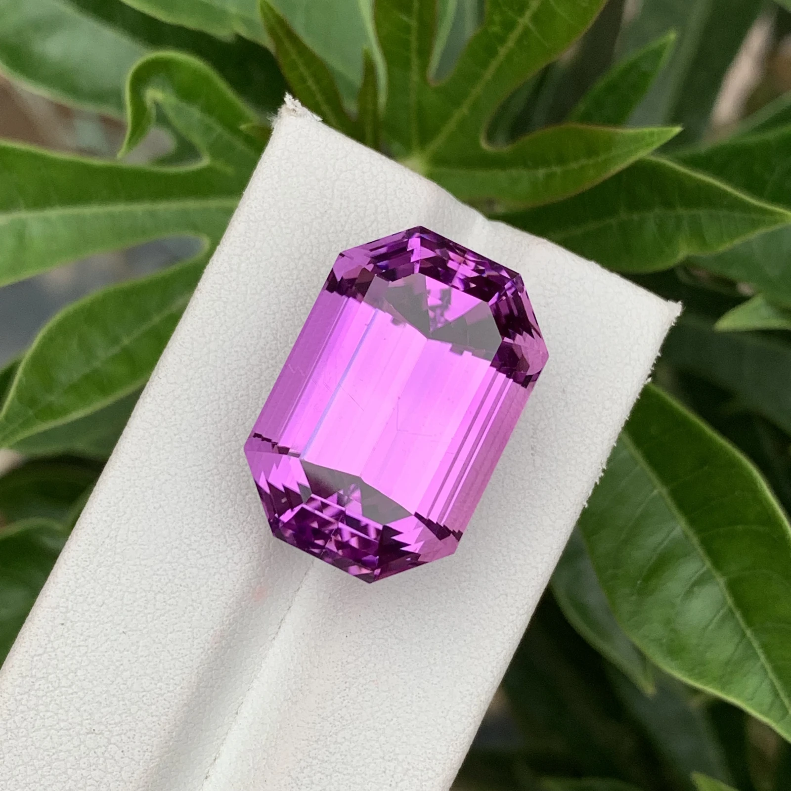 51.65 CT Natural Pinkish Purple Kunzite Octagonal Shape Loose Gemstone