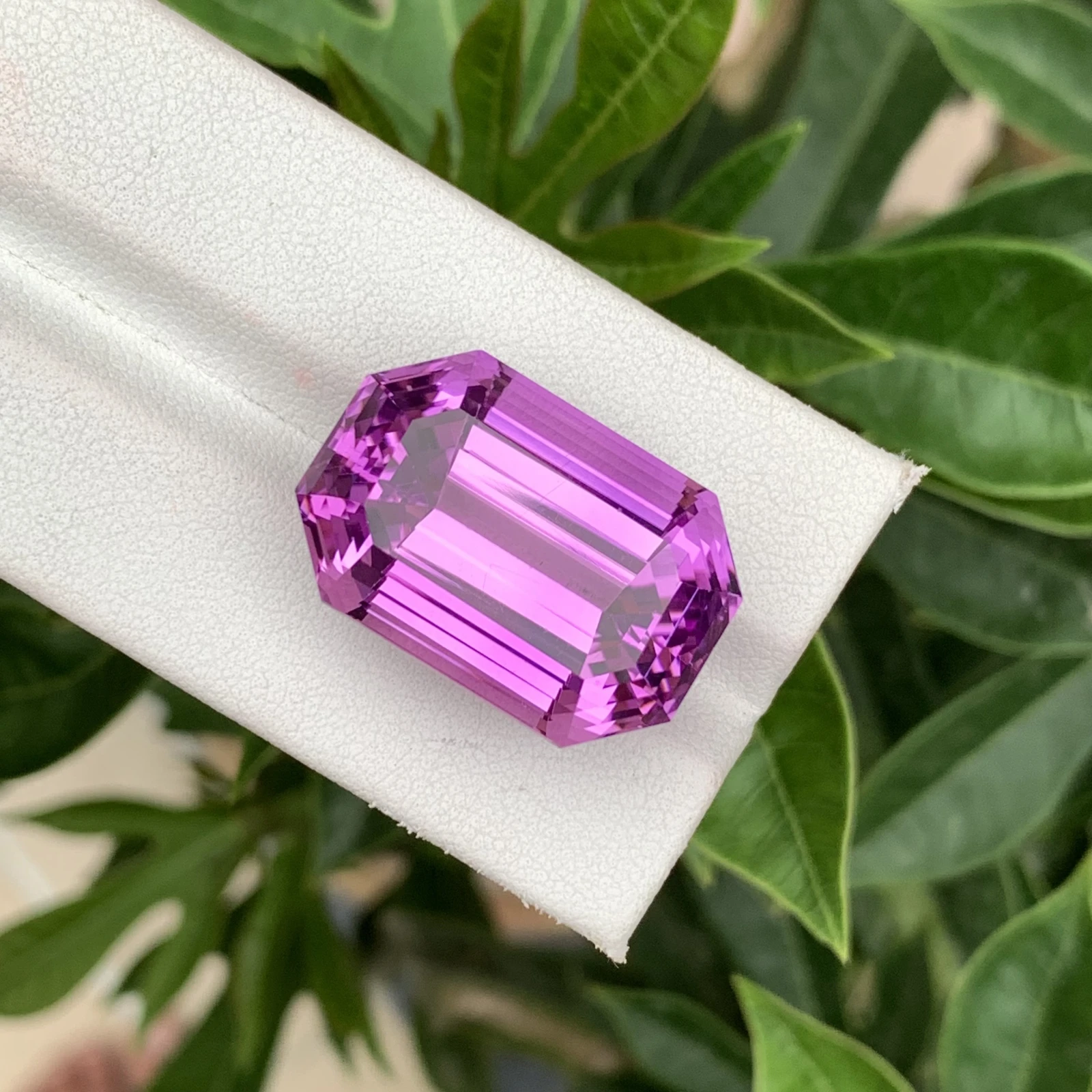 51.65 CT Natural Pinkish Purple Kunzite Octagonal Shape Loose Gemstone