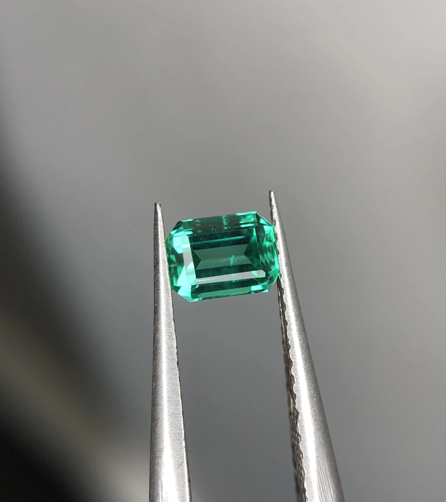 0.45ct Natural Colombian Emerald Loose Gemstone in Emerald Cut
