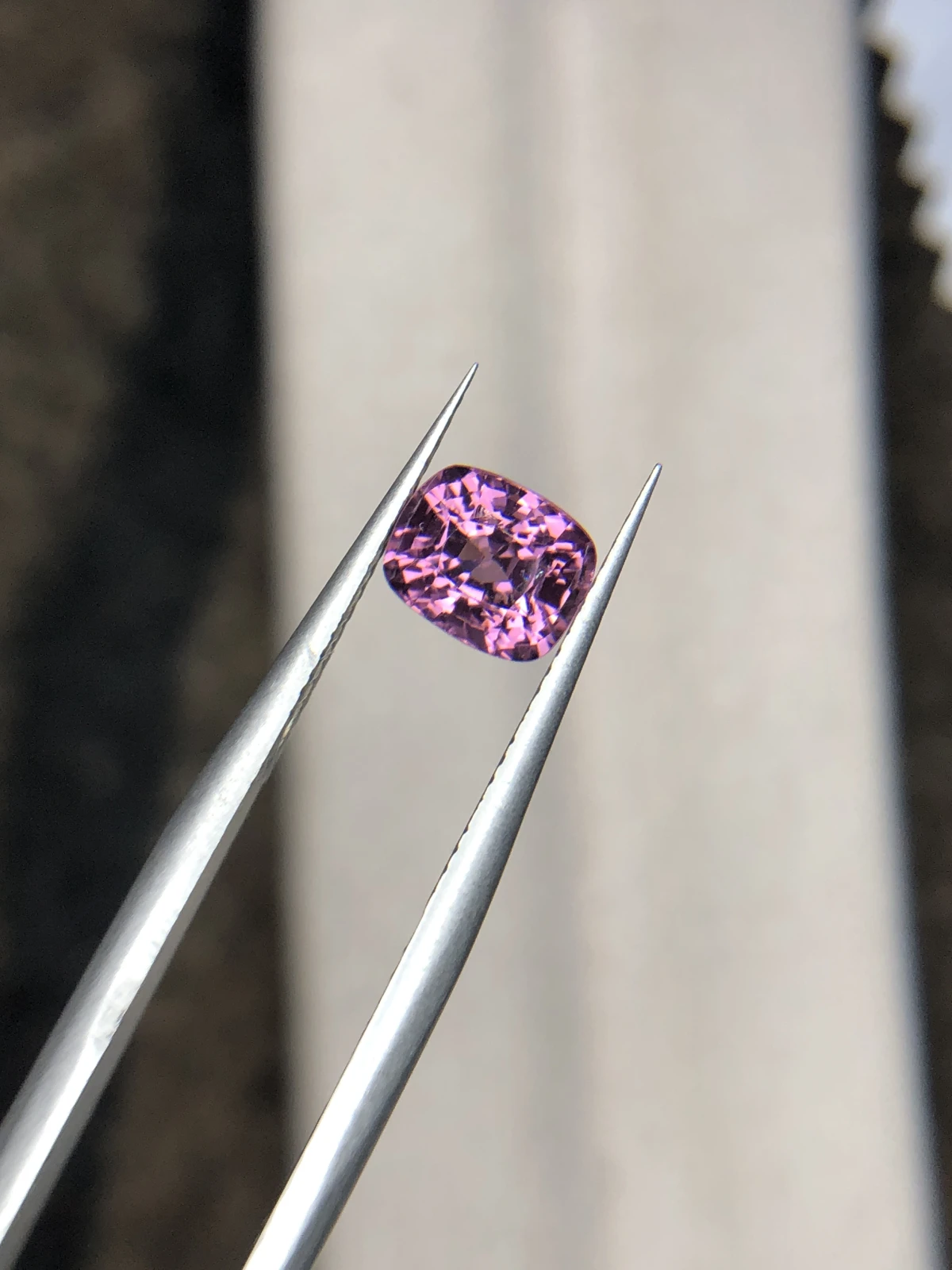 1.20ct Pink Spinel modified Cushion Cut
