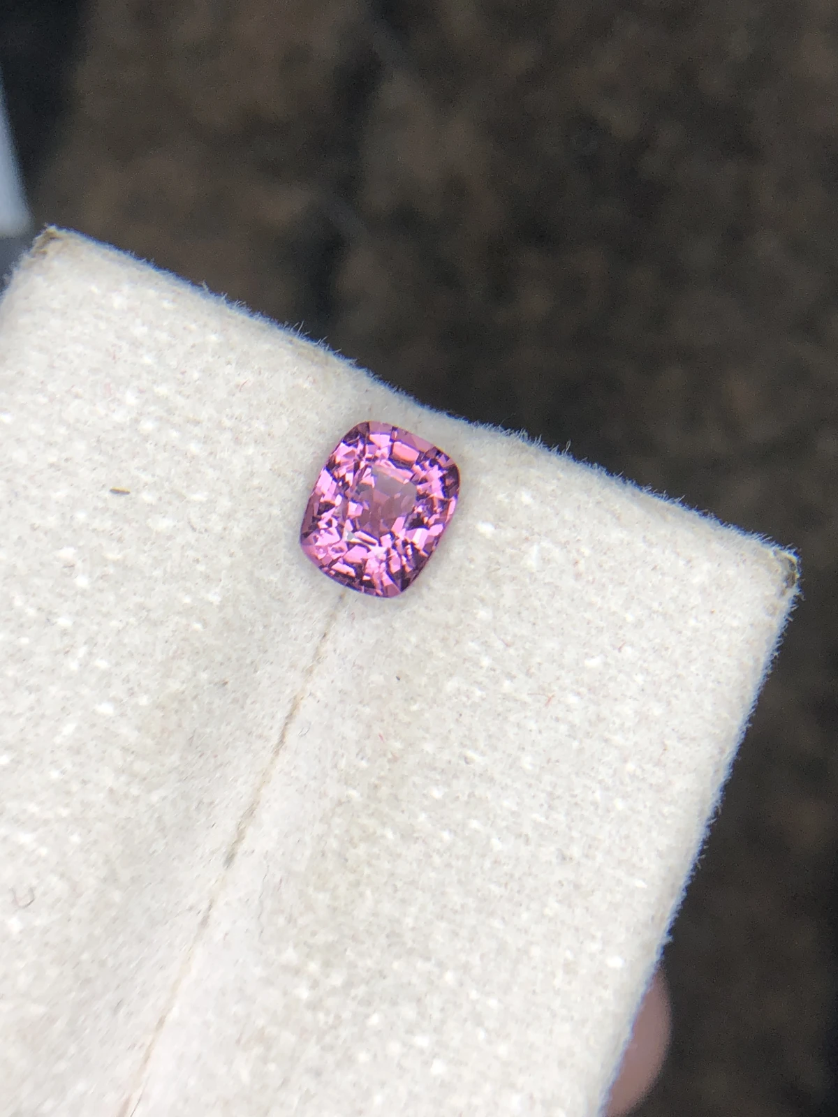 1.20ct Pink Spinel modified Cushion Cut