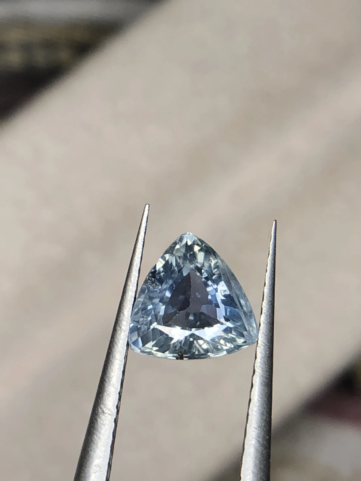 1.40ct Natural Teal Sapphire in Trillion Cut