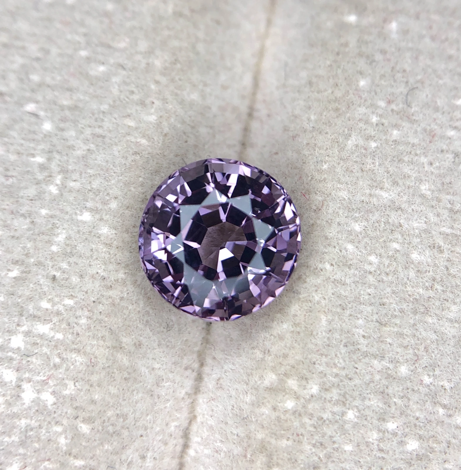 2.00ct Purple Spinel in Round Step Cut