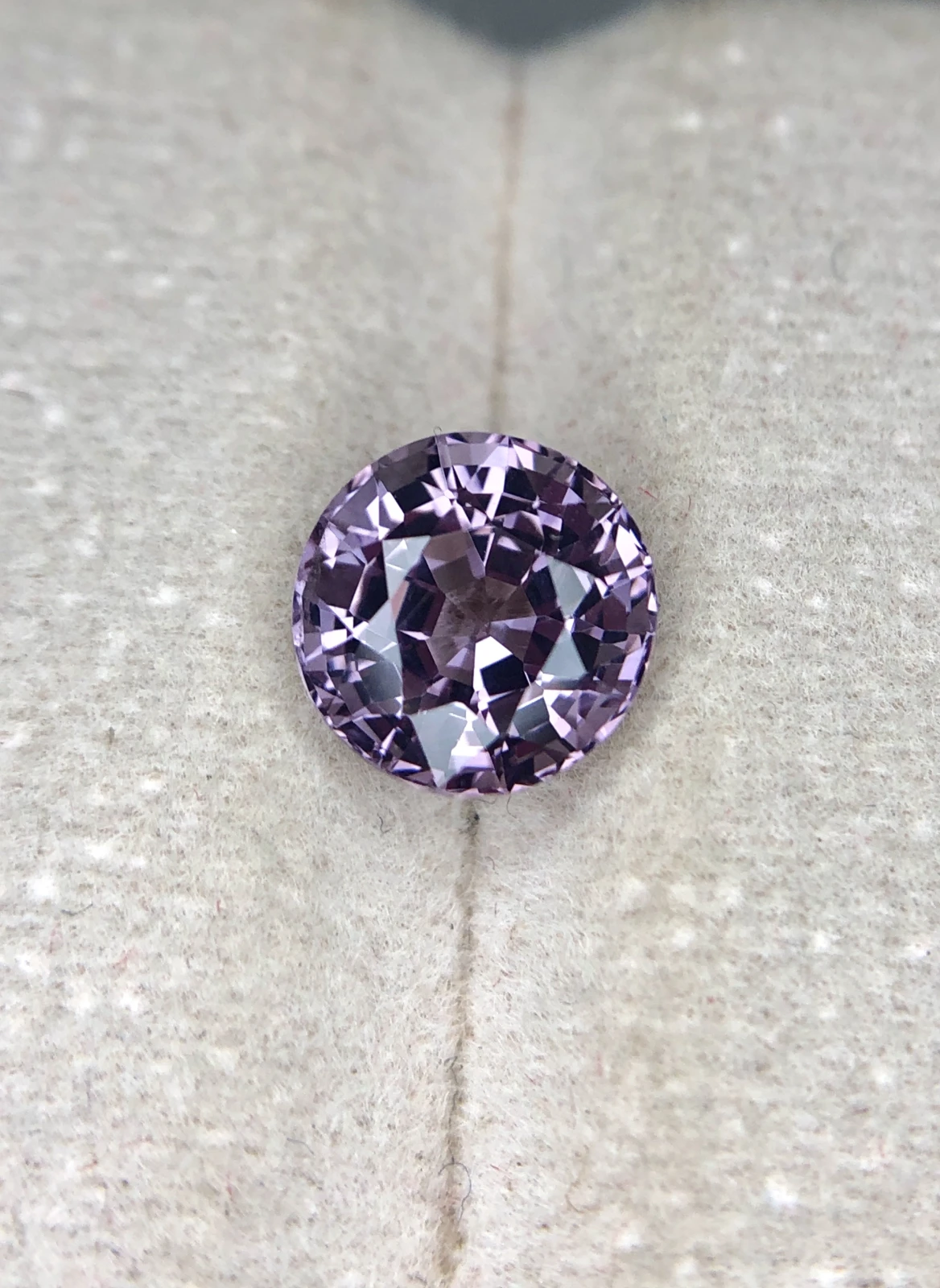 2.00ct Purple Spinel in Round Step Cut