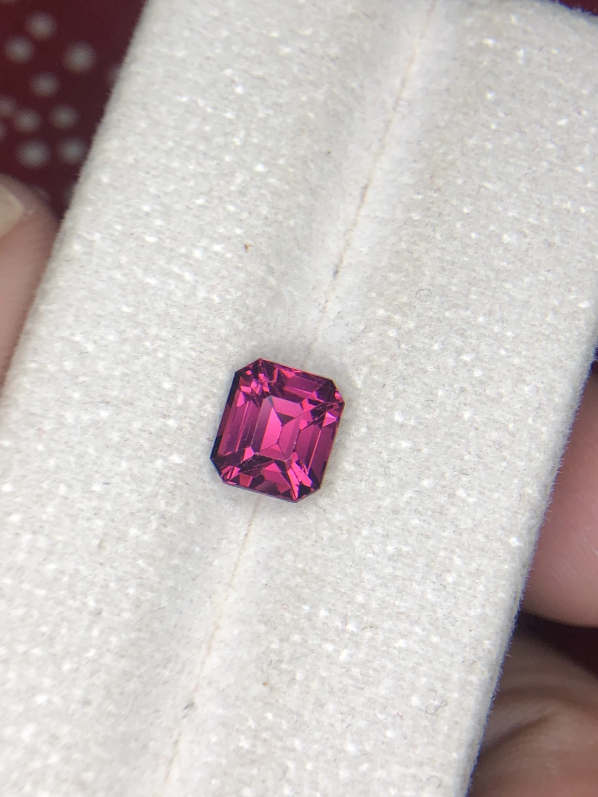 2.25 ct Malaya Pink Garnet from Tanzania