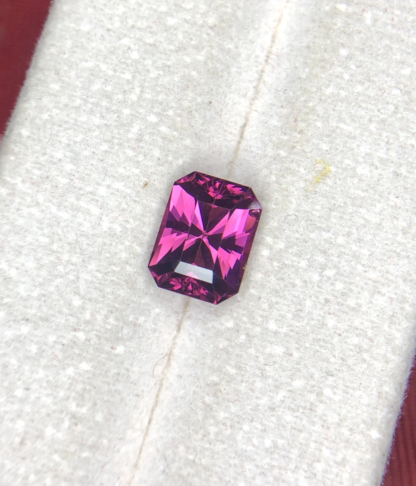 2.40ct Vivid Malaya Pink Garnet from Tanzania