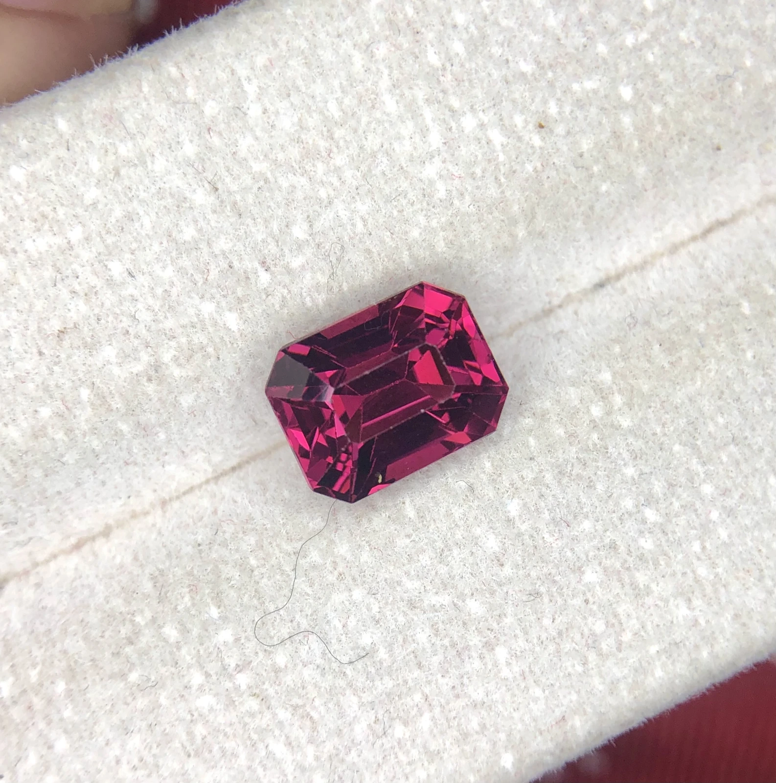 2.90ct Natural Pink Malaya Garnet Loose Gemstone from Tanzaina