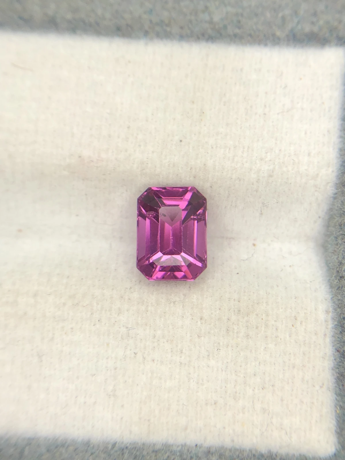 1.85ct Pink Malaya Garnet in Ascher Cut from Tanzania