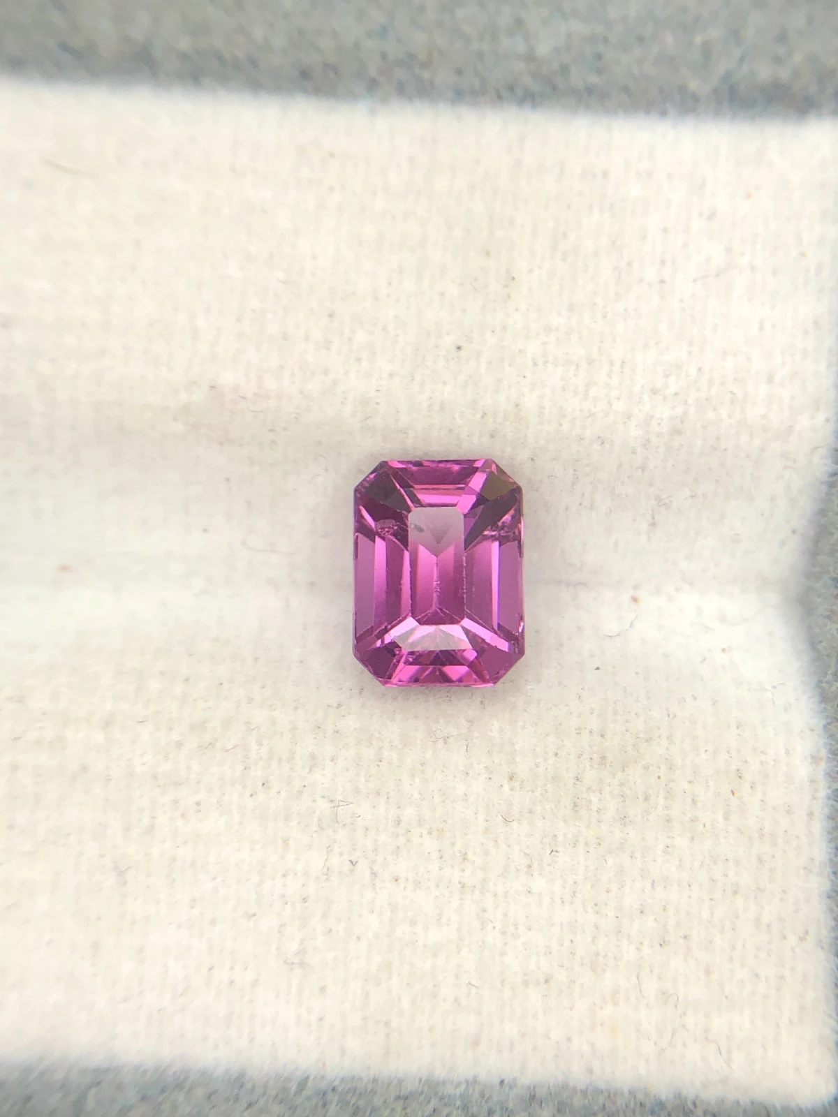 1.85ct Pink Malaya Garnet in Ascher Cut from Tanzania