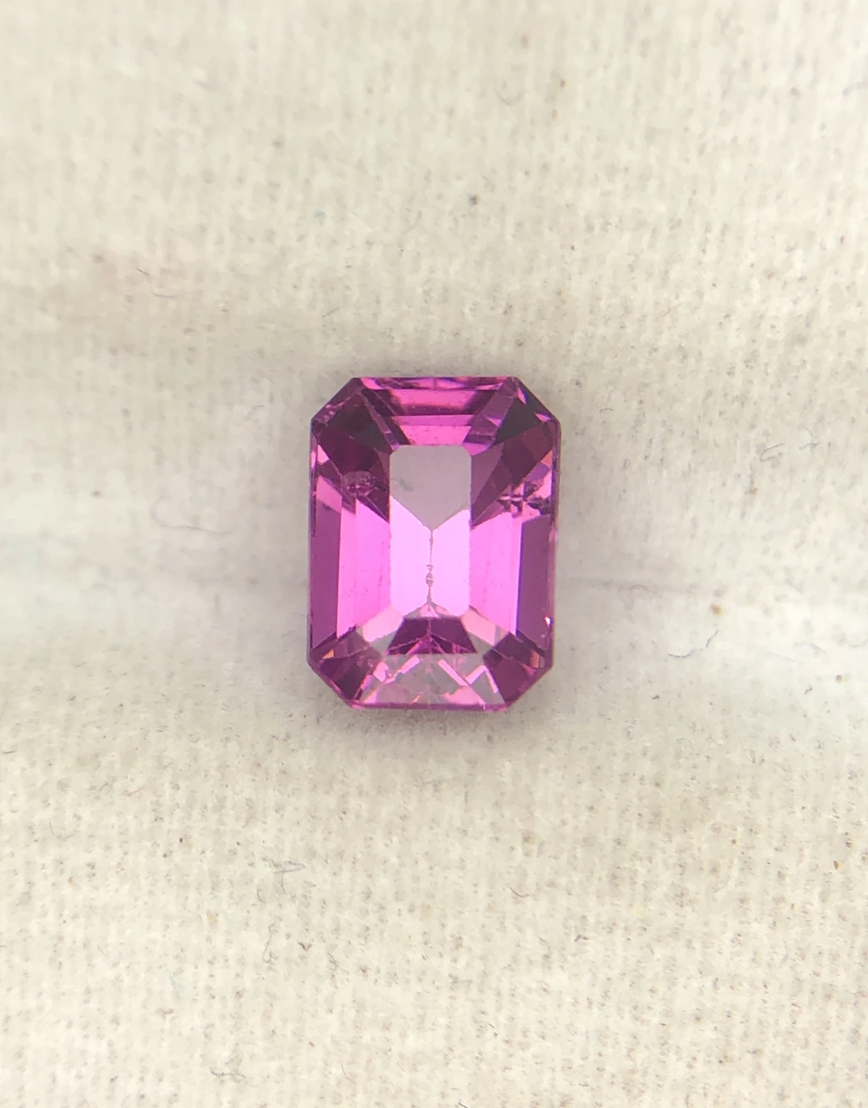 1.85ct Pink Malaya Garnet in Ascher Cut from Tanzania
