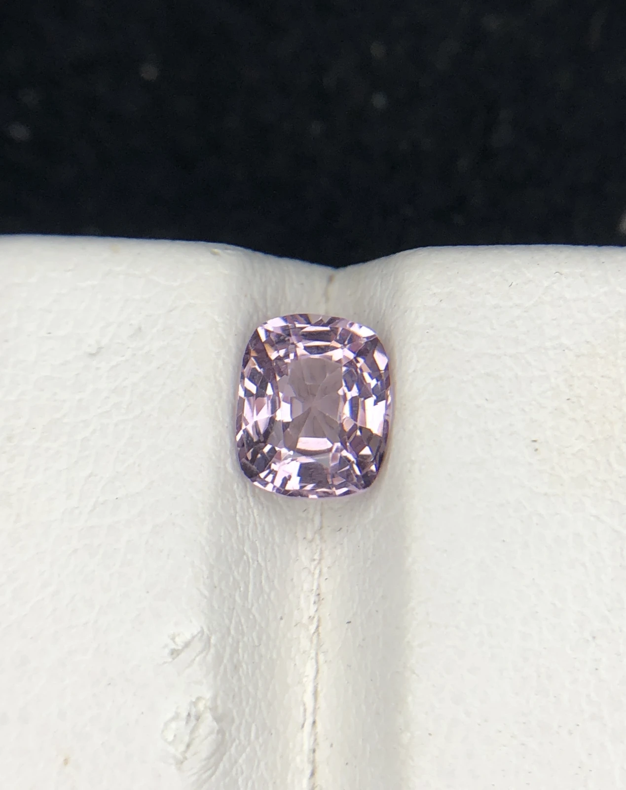 1.25ct Pink Spinel Cushion Cut From Burma