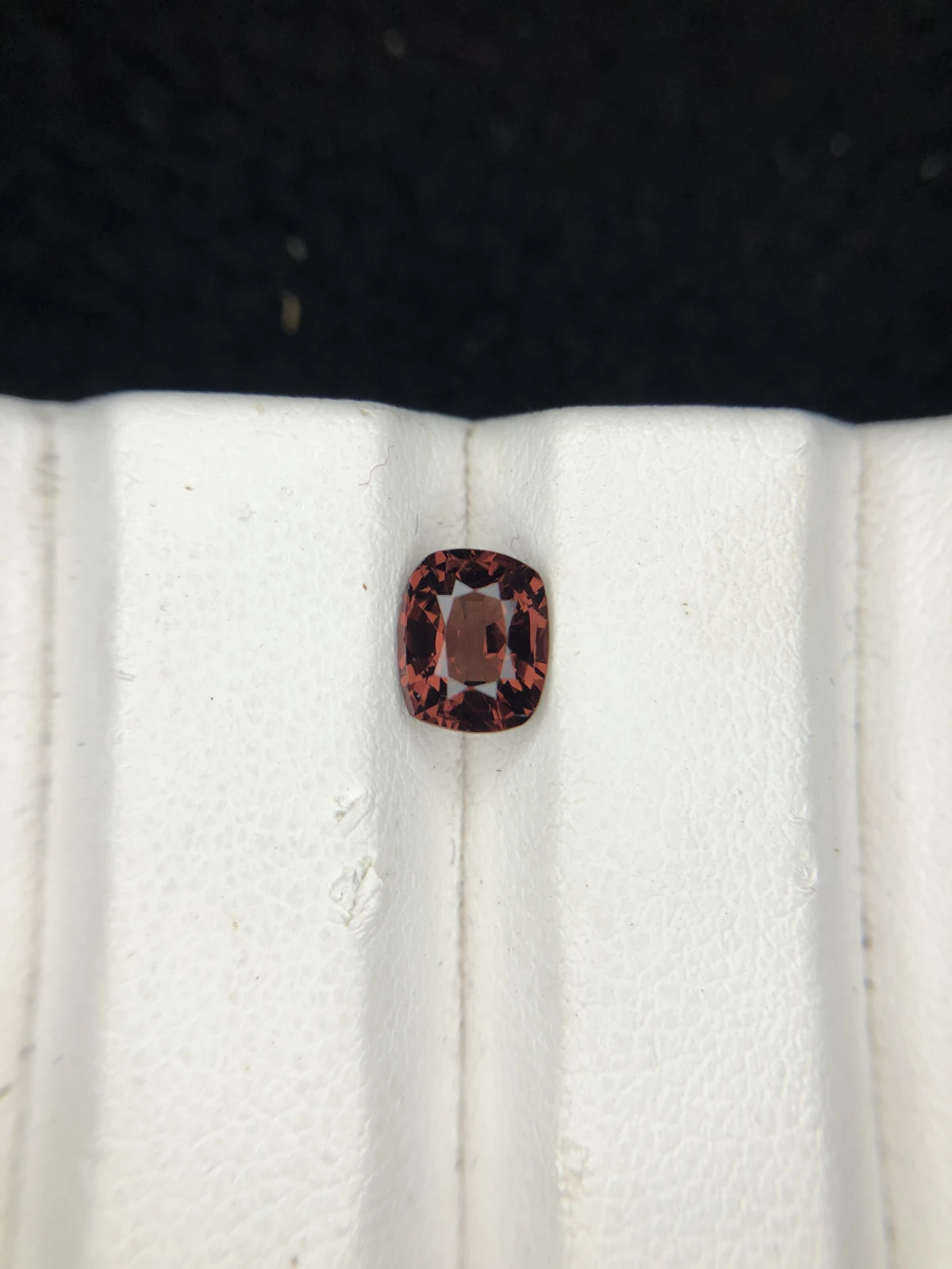 1.15ct Spinel Orangish Red in Cushion Cut From Burma